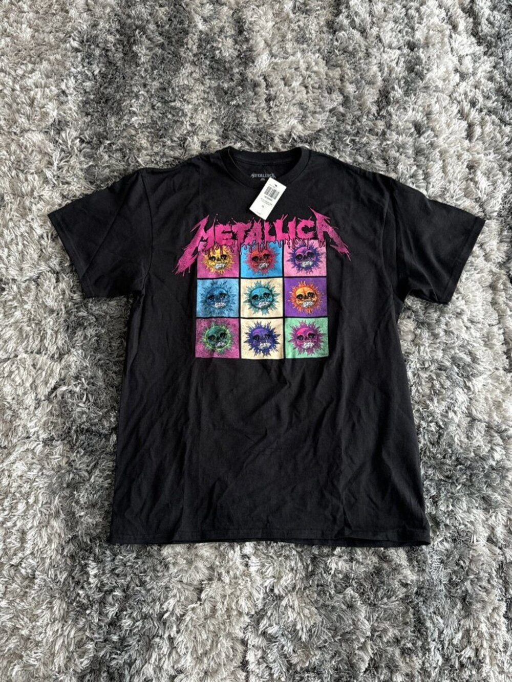 Metallica Black Brand With Tags Men S Xl Modern Print T Shirt Sz XL